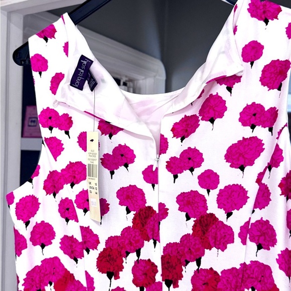 🌺 Beautiful Vintage Long Tall Sally Spring Poppy Ladies Dress - Size 12 - Picture 13 of 16